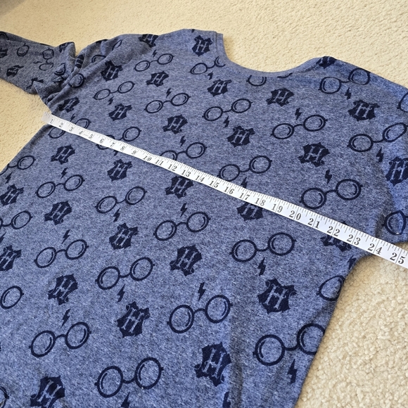 Harry Potter Wizarding World Glasses Print Long Sleeve Top Large Fits XL - Picture 3 of 7